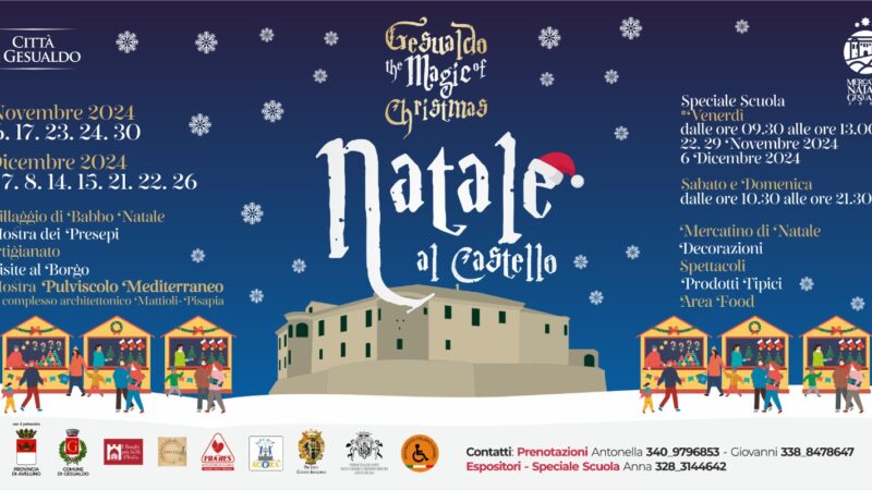 Gesualdo: Comune – Fratres – M.I.D., Natale inclusivo al Castello 