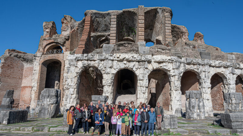 Santa Maria Capua Vetere: tappa progetto “Anziani Guide della Storia in tour”