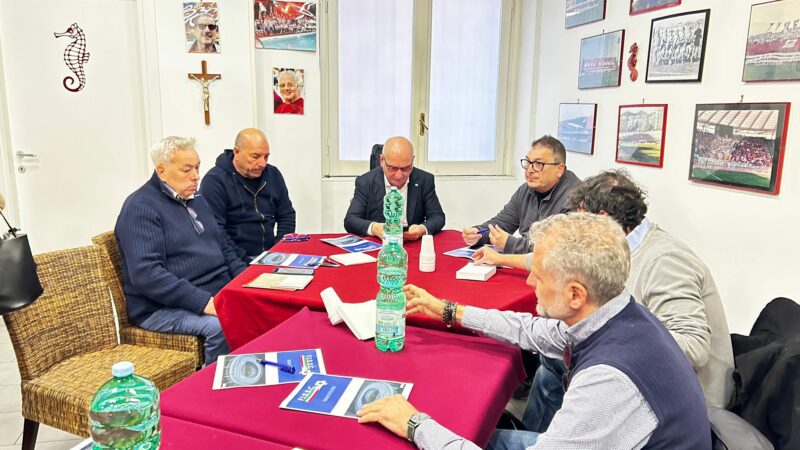 Salerno: incontro con vertici FISSC e SinC, stadio a misura di famiglie, impegno on. Bicchielli