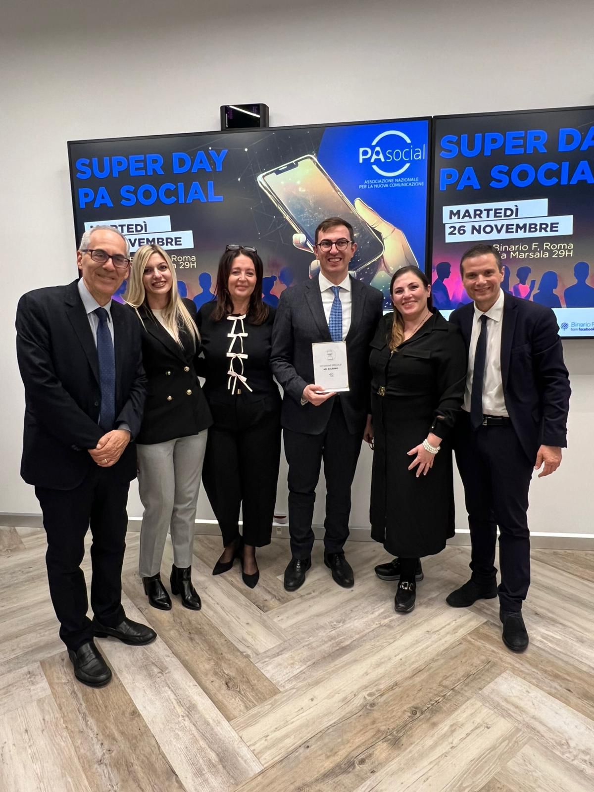 Salerno: Asl premiata da PA Social a Super Day