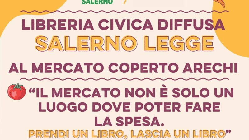 Salerno: Coldiretti, Mercato Campagna Amica Arechi, inaugurazione “Libreria Civica Diffusa”