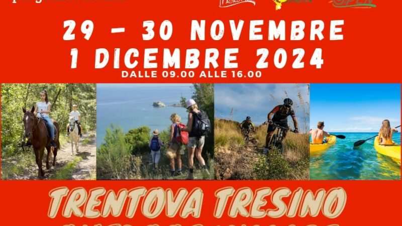 Agropoli: “Trentova Tresino Outdoor Village”, weekend tra sport e natura