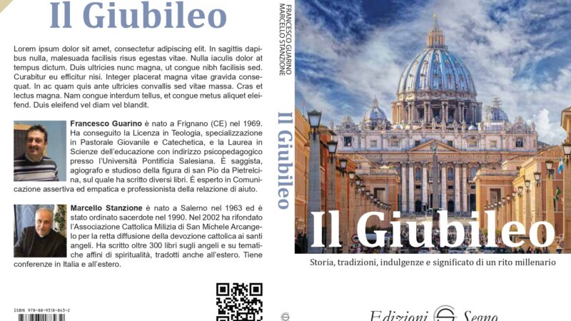 In libreria testo su Giubileo di Francesco Guarino- Don Marcello Stanzione