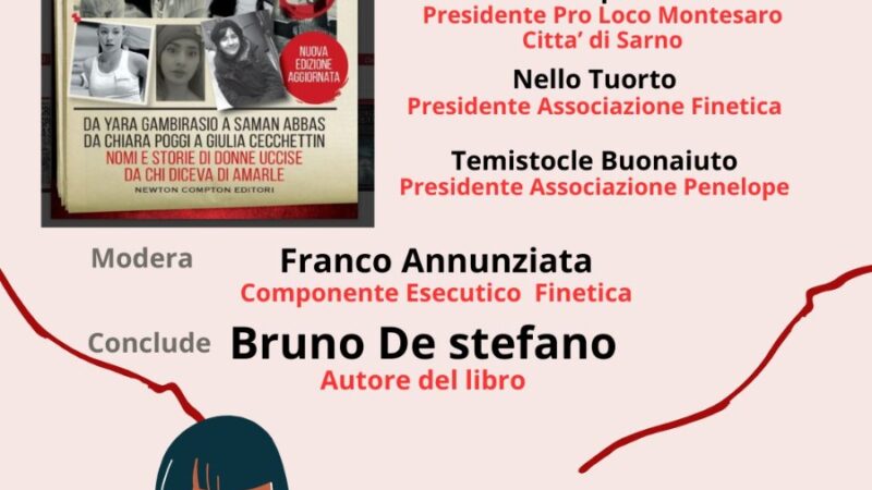 Sarno: Franco Annunziata “Incontro su violenza di genere, costruire futuro di rispetto” 