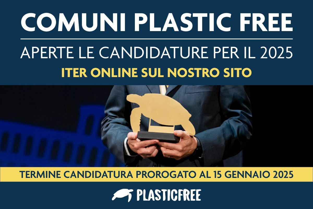 Campania: fino al 15 gennaio ’25 candidature per “Comune Plastic Free 2025”