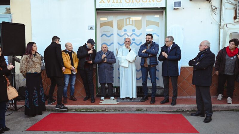 Pontecagnano Faiano: inaugurato “Polo XVIII Giugno” nel ricordo di Silvestry