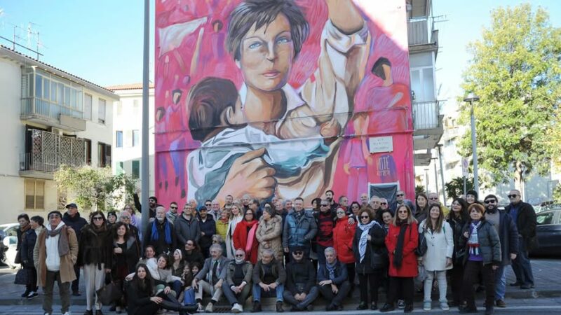 Salerno: “Ottantaquattrocento”, inaugurato murale a Margaret Cittadino