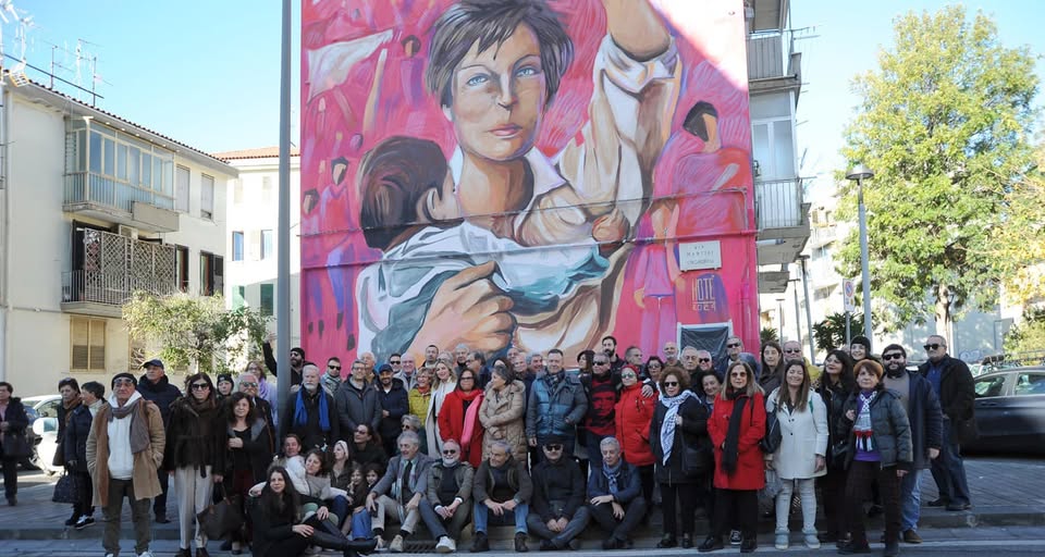 Salerno: “Ottantaquattrocento”, inaugurato murale a Margaret Cittadino