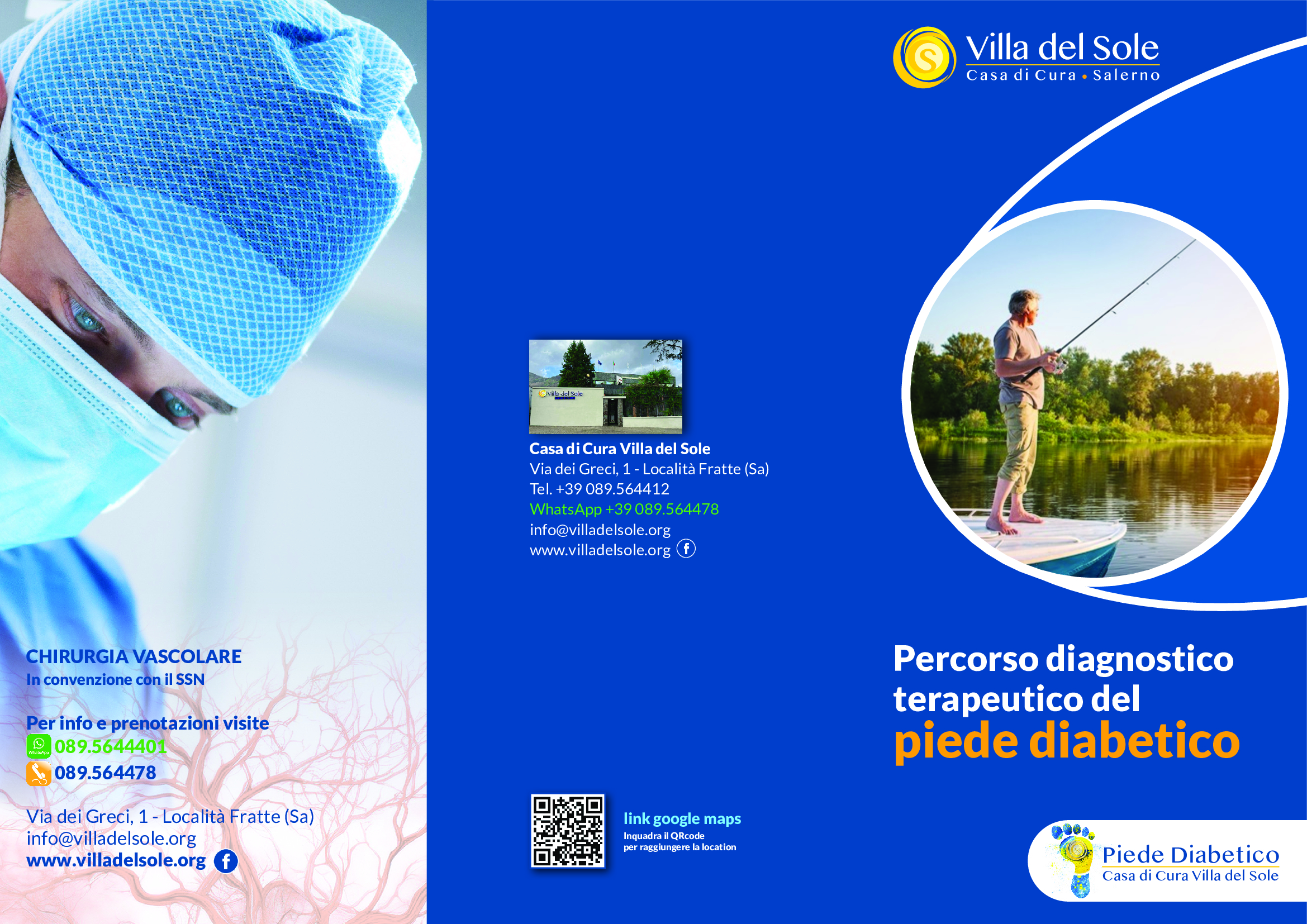 Salerno: Villa del Sole, presentazione piede diabetico, percorso diagnostico terapeutico