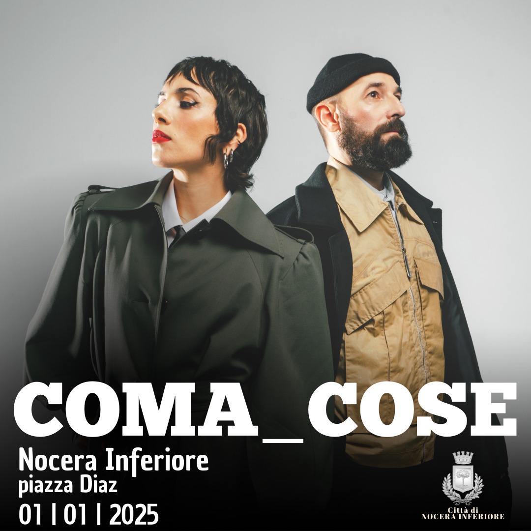 Nocera Inferiore: concerto Coma_Cose a Capodanno