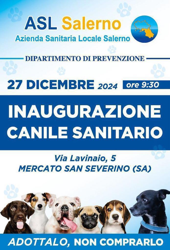 Mercato San Severino: inaugurazione Canile Sanitario  