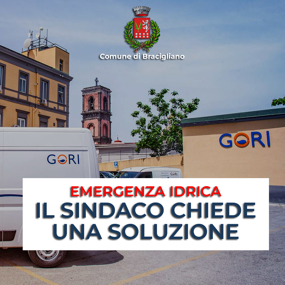 Bracigliano: emergenza idrica, Sindaco Iuliano attacca Gori ed Ente Idrico Campano