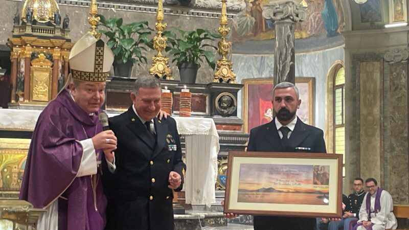 Pompei: Marina Militare, celebrato precetto natalizio Interforze