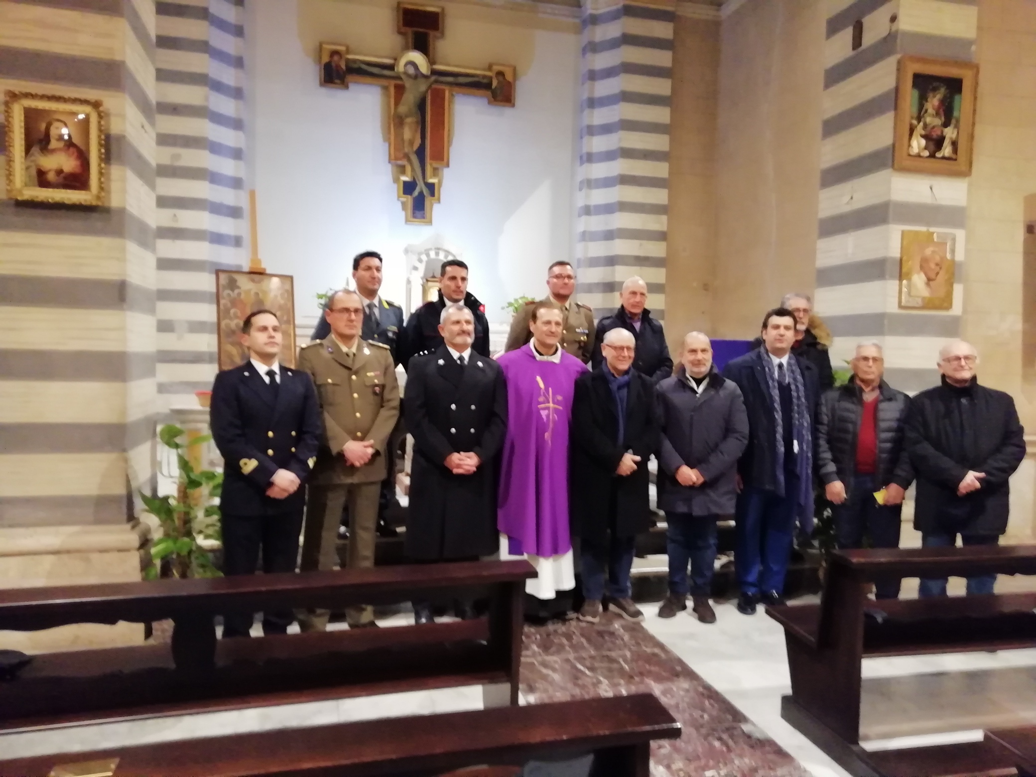 Cava de’ Tirreni: Sacrario Militare, celebrata Messa di Natale per Caduti da nuovo Cappellano Militare Don Cosimo Monopoli