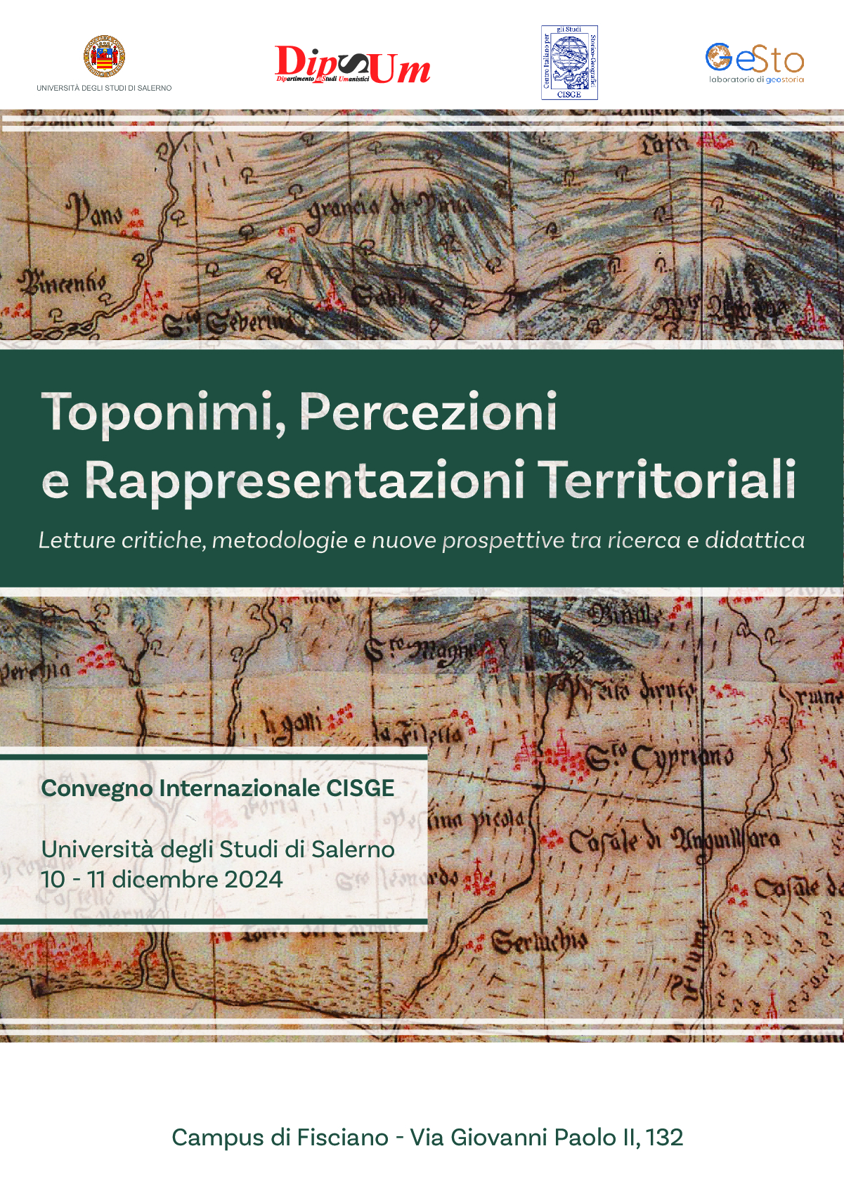 Salerno: Ateneo, convegno di Toponomastica