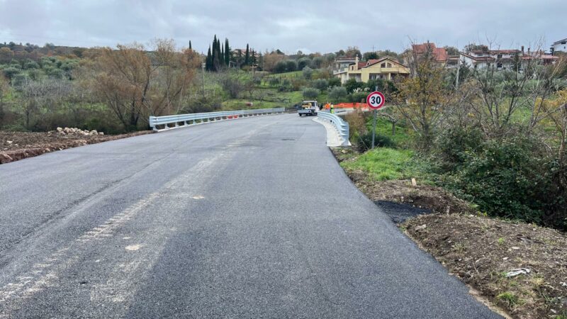 Salerno: riapertura SP 13 a Trentinara su Vallone “Corsole”