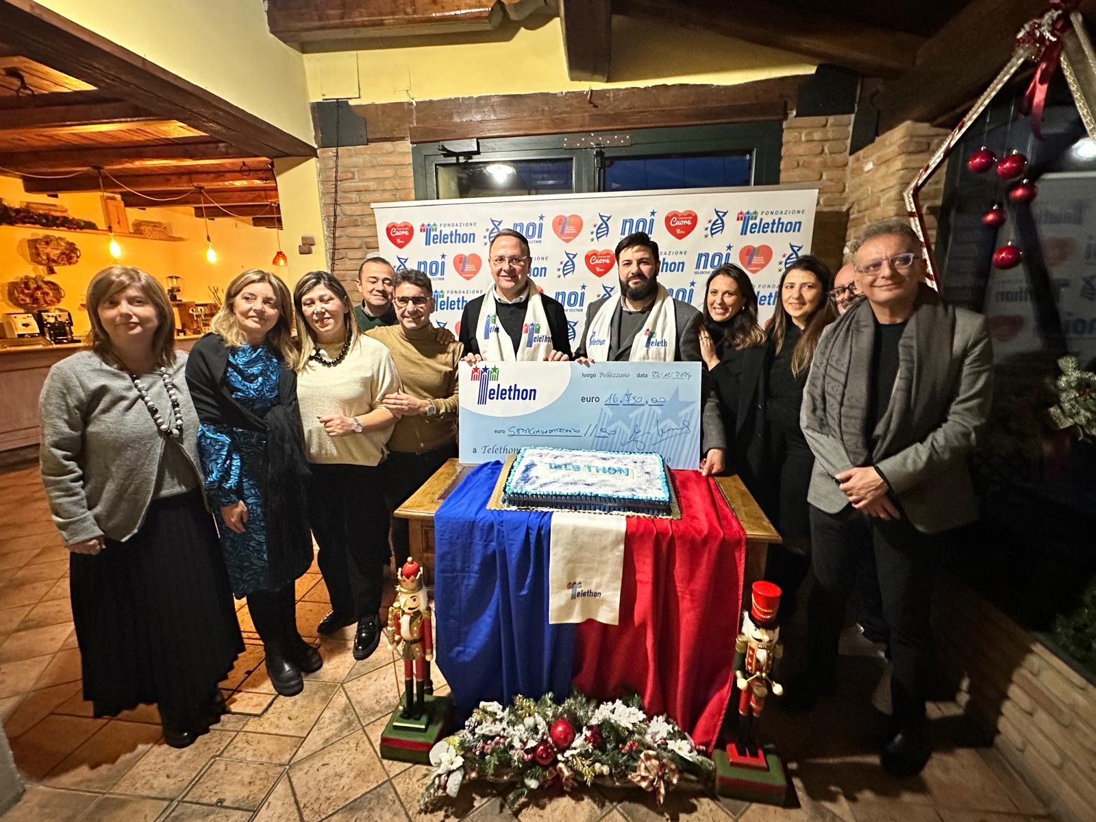 Pellezzano: Gala Lunch Telethon, raccolti oltre 16.000€