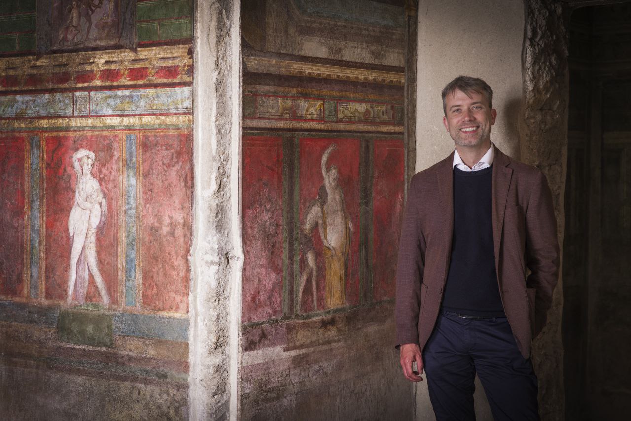 Pompei: Parco Archeologico, conferenza del direttore Zuchtriegel “Scoperte e ricerche a Pompei e nel territorio”.