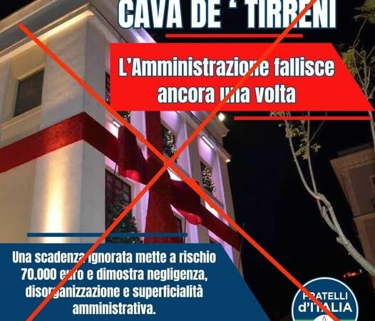 Cava de’ Tirreni: assessore Garofalo su attacco consigliere comunale Cirielli a bilancio non approvato