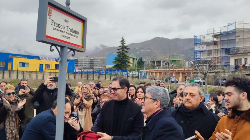 Cava de’ Tirreni: intitolazione nuova strada e campo sportivo di Pregiato a Franco Troiano