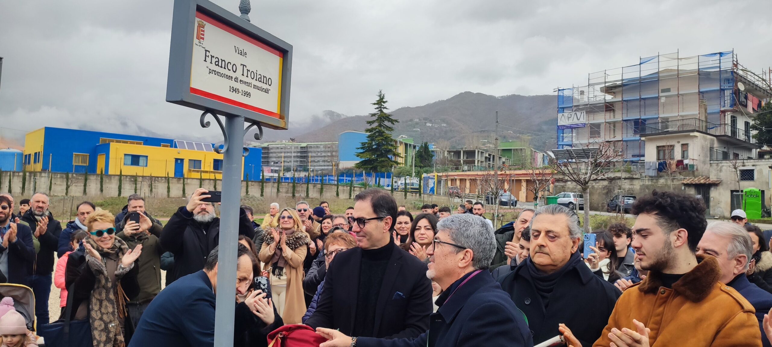 Cava de’ Tirreni: intitolazione nuova strada e campo sportivo di Pregiato a Franco Troiano