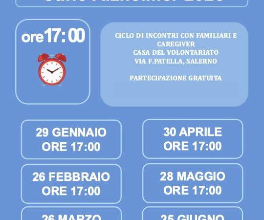 Salerno: Motoperpetuo, Caffè Alzheimer per ventennale