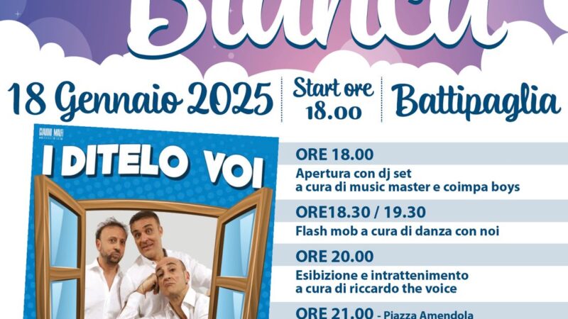 Battipaglia: “Notte Bianca” con I Ditelo Voi