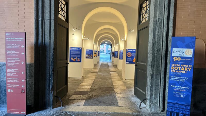 Napoli: Rotary, a Palazzo Reale centenario Club