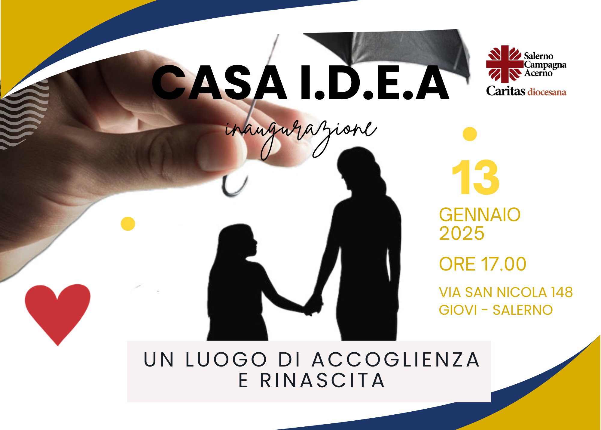 Salerno: Caritas, inaugurazione Casa I.D.E.A.