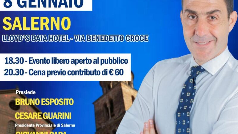 Vietri sul Mare: Mondo al contrario, evento con eurodeputato, gen. Vannacci