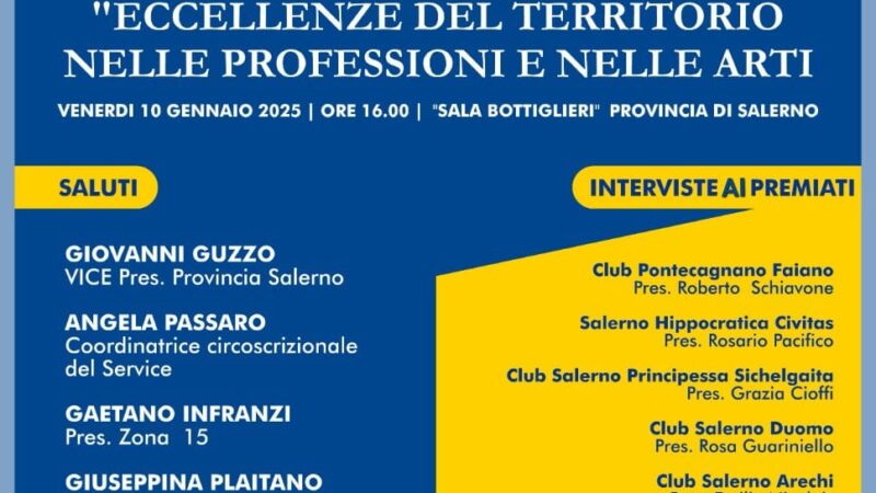 Salerno: Lions Club “Innoviamo con il cuore e con la mente”