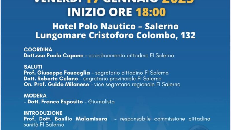 Salerno: FI, convegno su Sanità