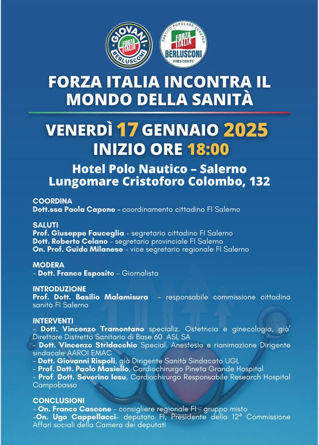 Salerno: FI, convegno su Sanità