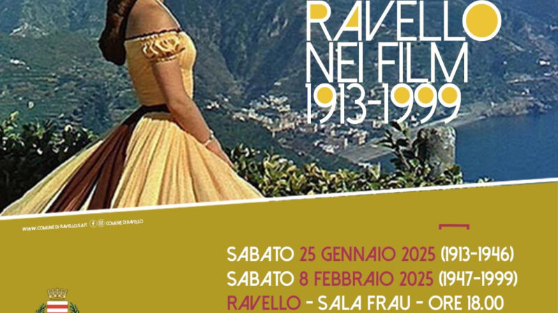 Ravello: al via rassegna audiovisiva “Come eravamo: Ravello nei film 1913-1999”