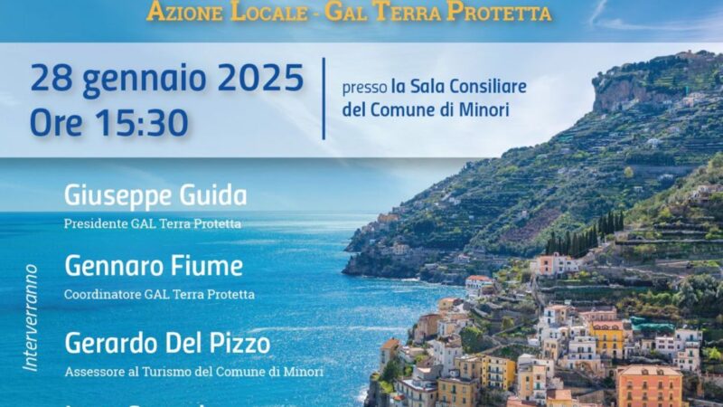 Minori: Gal Terra Protetta, incontro Cooperazione Interterritoriale “Cammini e Sentieri d’Europa”