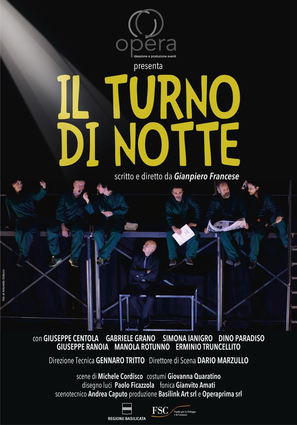 Battipaglia: a Teatro Giuffrè Compagnia Opera con “Il turno di notte”