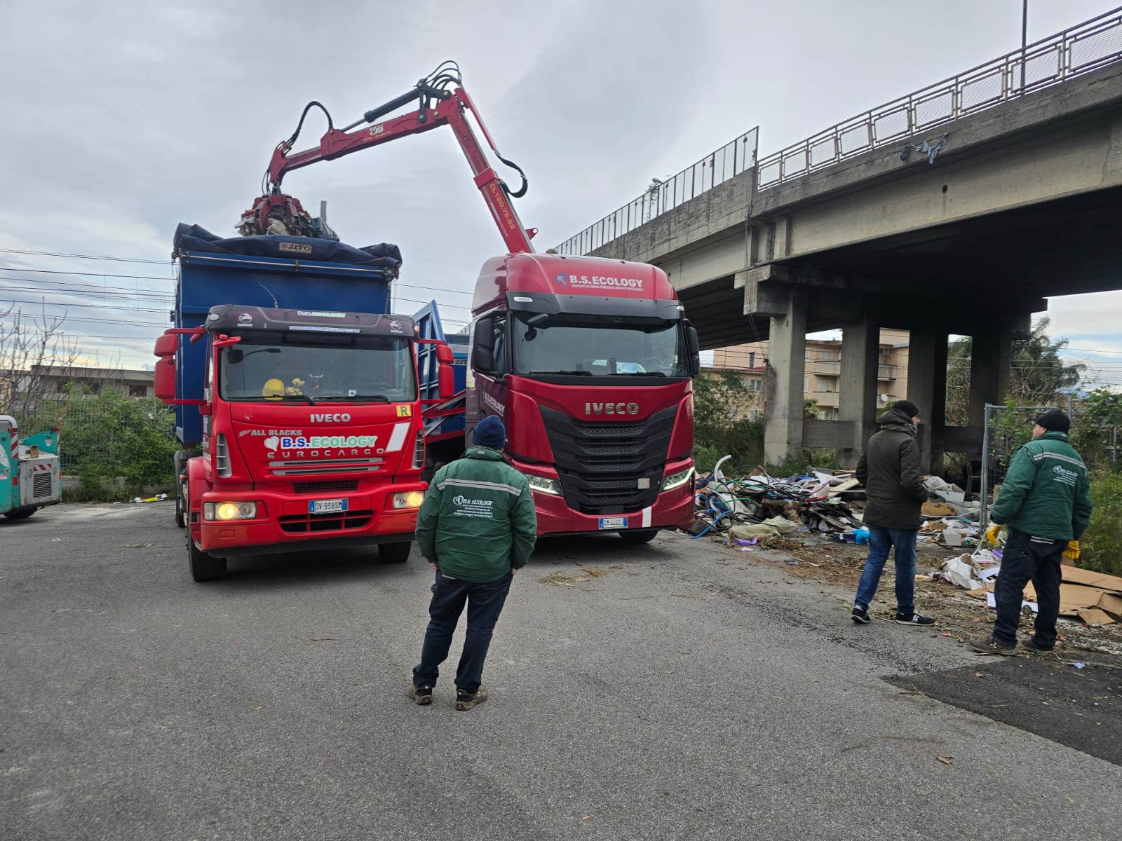 Pagani: area sottostante cavalcavia via Leopardi, pulizia e rafforzamento controlli