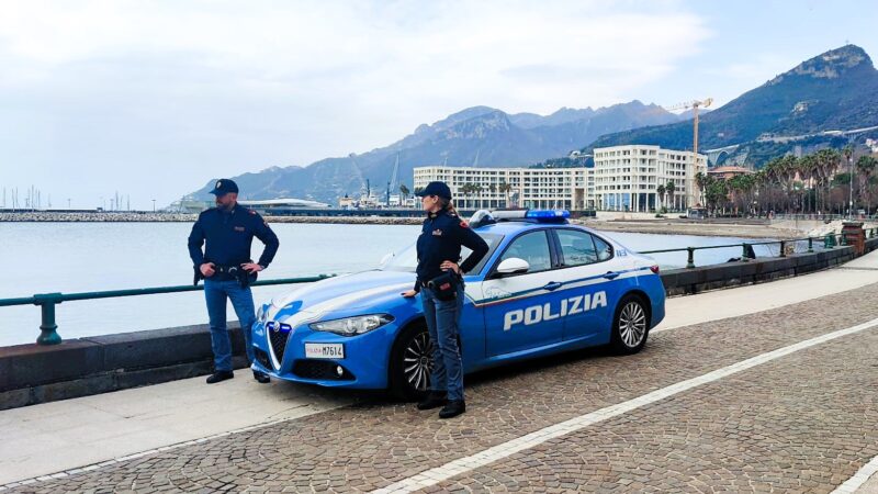 Salerno: Squadra Volante, lite su Lungomare, controllo territorio, intervento immediato