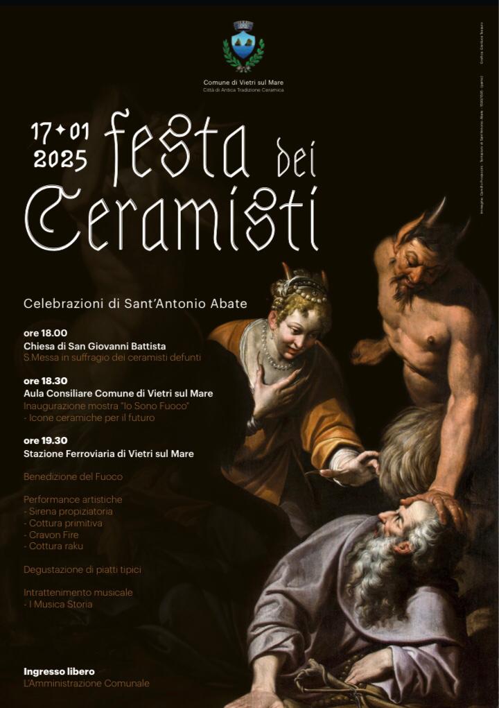 Vietri sul Mare: Festa Ceramisti con mostra, musica, performance artistiche, piatti tipici