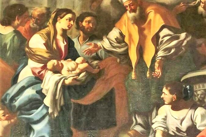 Donne diventate madri in predica su Purificazione di Maria di San Vincenzo Ferreri