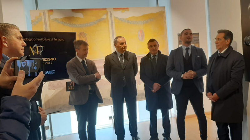 Terzigno: inaugurazione nuovo spazio espositivo del Museo Archeologico “Il Tesoro di Terzigno. Ori e argenti della Villa 2”