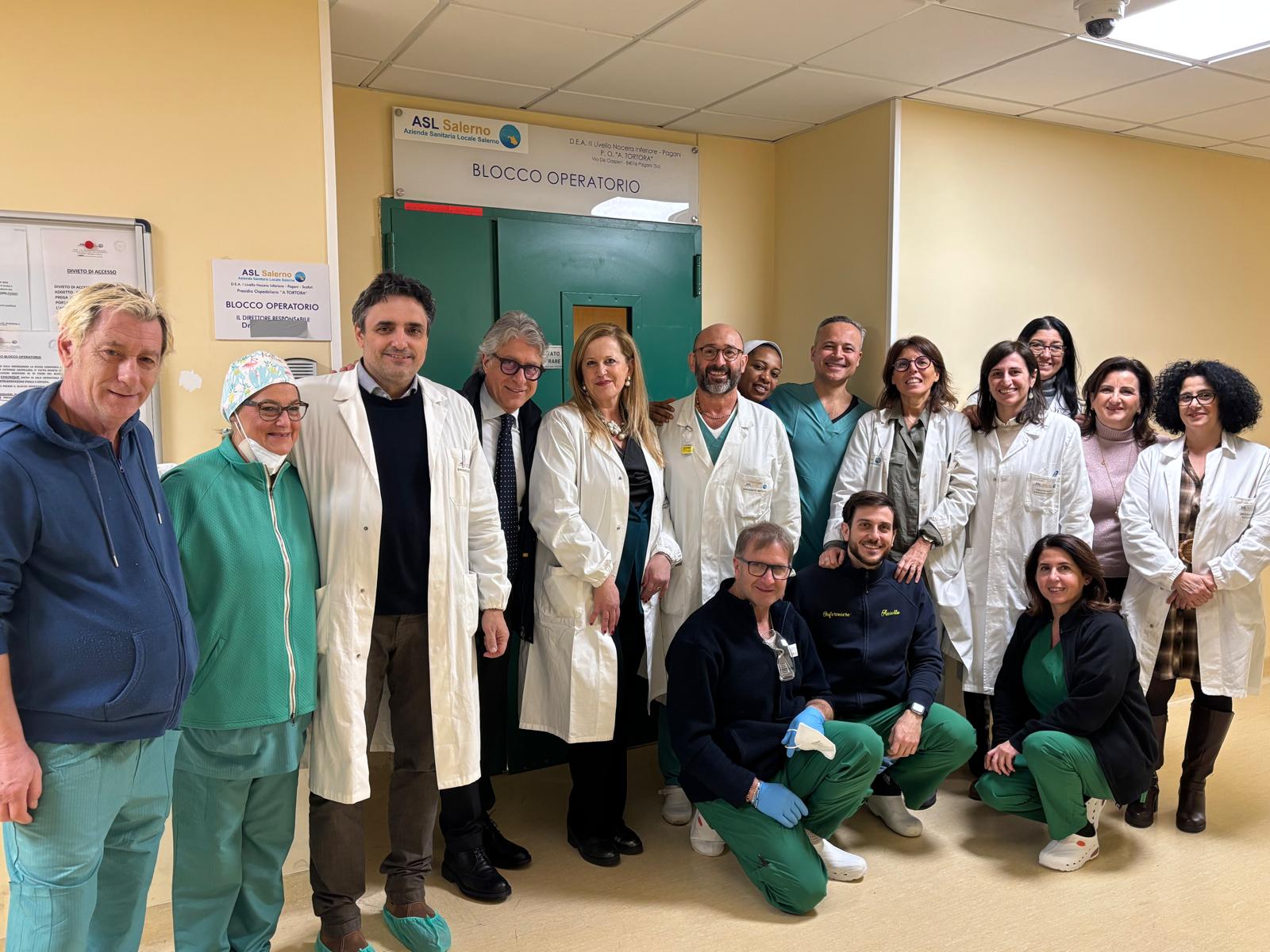 Pagani: Asl, primo intervento combinato complesso per HUB Mammella a Presidio Ospedaliero “A. Tortora”  