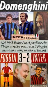 Napoli: toponomastica, strada ad ex centravanti del Foggia Cosimo Vittorio Nocera, figlio spirituale di Padre Pio