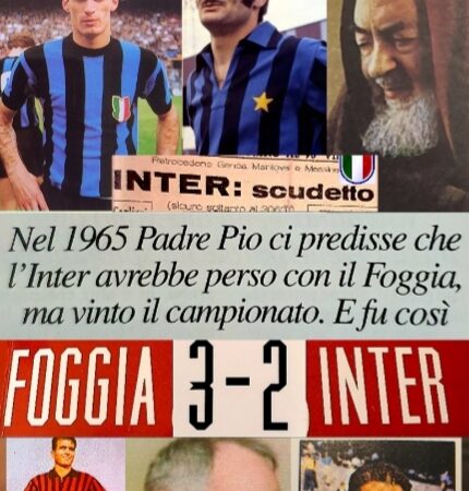 Napoli: toponomastica, strada ad ex centravanti del Foggia Cosimo Vittorio Nocera, figlio spirituale di Padre Pio