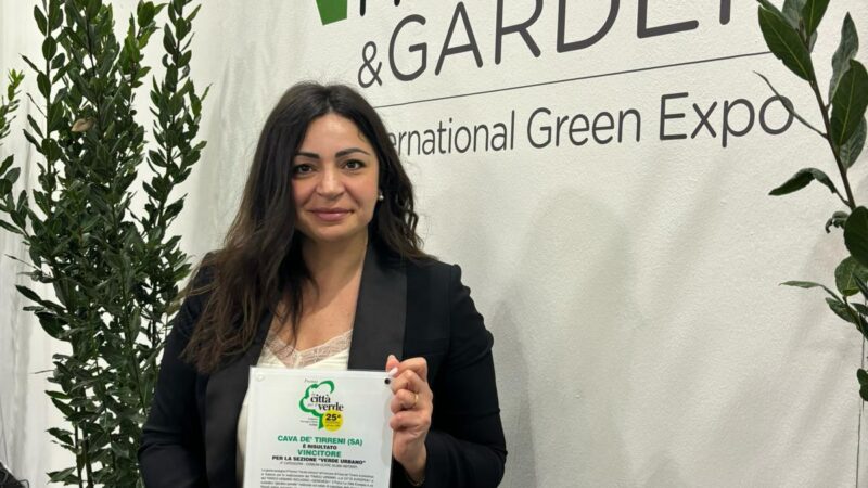 Cava de’ Tirreni: premiata “Città per il verde”