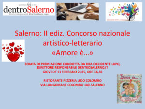 Salerno: vincitori 2^ ediz. Concorso artistico-letterario “Amore è…” –  Dentro Salerno