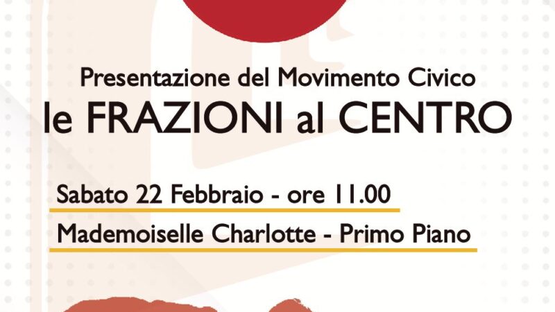 Cava de’ Tirreni: presentazione “Le Frazioni al Centro”