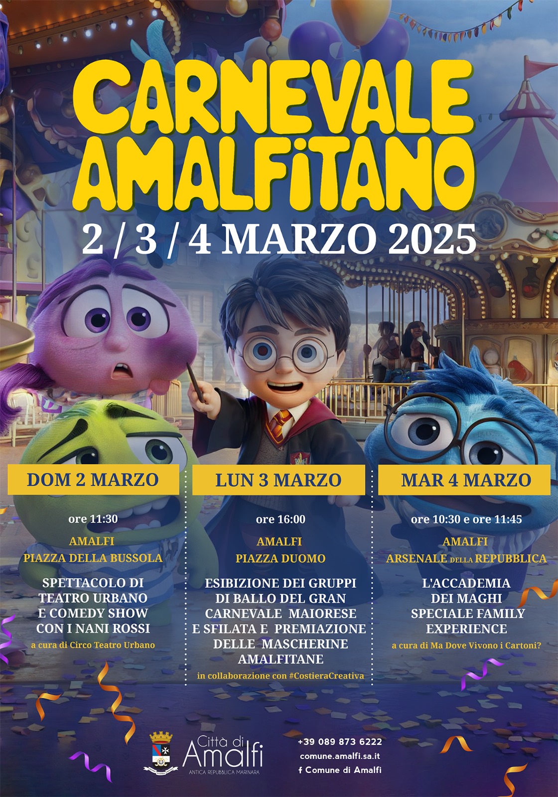 Amalfi: Carnevale Amalfitano, 3 giorni in festa