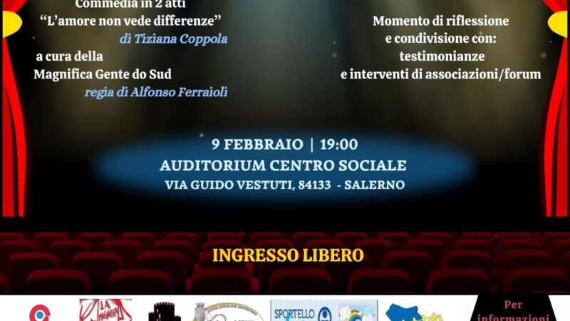 Salerno: “La Magnifica Gente do Sud”, a Centro Sociale “Il dono per la vita: teatro e sensibilizzazione”