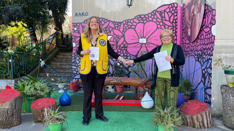 Napoli: Lions Club Napoli Host, contributo in denaro a Centro Antiviolenza di Scampia